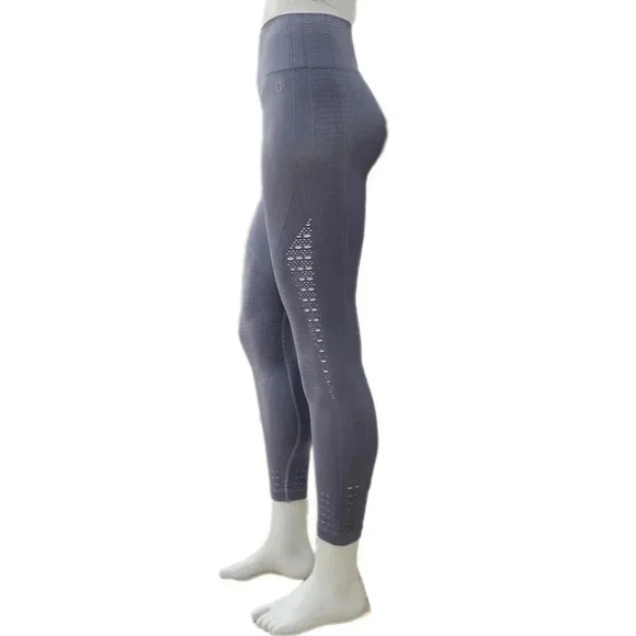 SWEAT AND MILK Ultra High Waisted Postpartum legging 25'' Gray blue Women's S - Picture 3 of 4